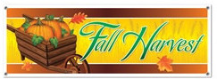 Fall Harvest Sign Banner